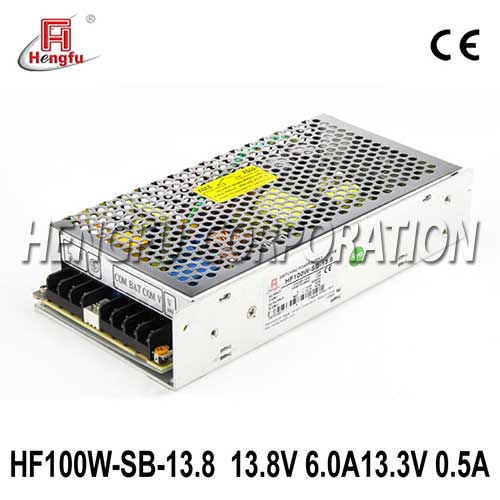 衡孚HF100W-SB-13.8开关电源DC13.8V6A 13.3V0.5A 直流充放电电源