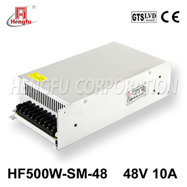 衡孚电源HF500W-SM-48官方直销DC48V10A单路小体积大功率开关电源