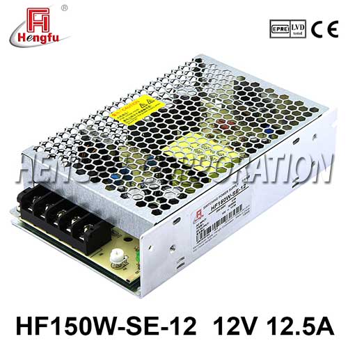 新品HF150W-SE-12衡孚电源AC220V转直流DC12V12.5A小体积开关电源