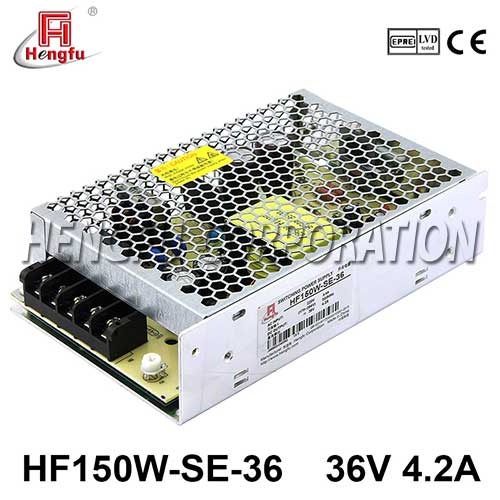 新品HF150W-SE-36衡孚电源AC220V转直流DC36V4.2A小体积开关电源