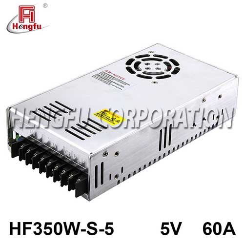 HF350W-S-5衡孚电源DC5V60A单路输出监控安防LED开关电源可定制