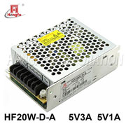 衡孚电源HF20W-D-A直流稳压DC5V3A5V1A双路输出开关电源厂家直销