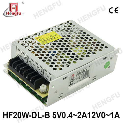 衡孚电源HF20W-DL-B直流DC5V0.4-2A12V0-1A两路输出开关电源